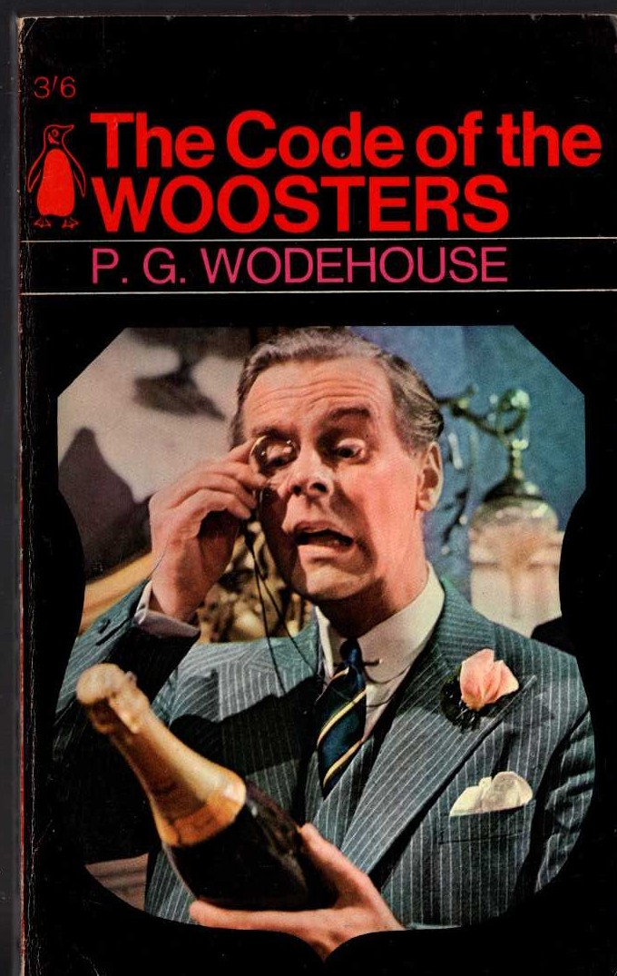P.G. Wodehouse  THE CODE OF THE WOOSTERS (Ian Carmichael) front book cover image