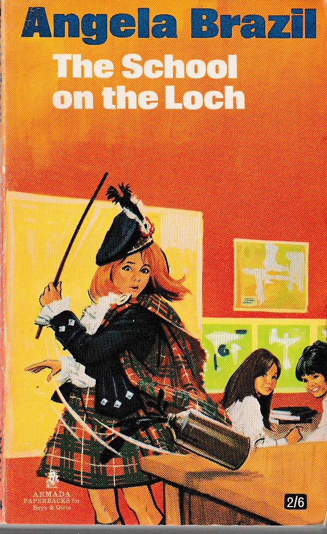 Angela Brazil  THE SCHOOL ON THE LOCH front book cover image