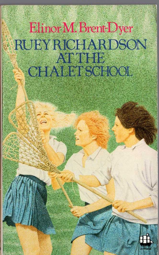 Elinor M. Brent-Dyer  RUEY RICHARDSON AT THE CHALET SCHOOL front book cover image