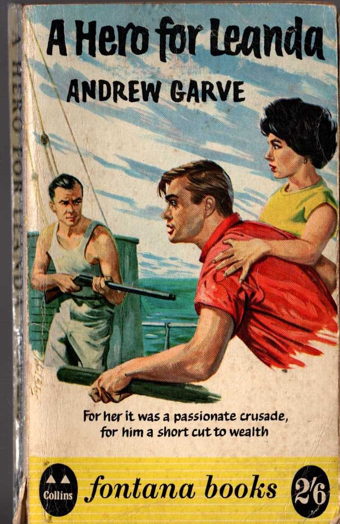 Andrew Garve  A HERO FOR LEANDA front book cover image