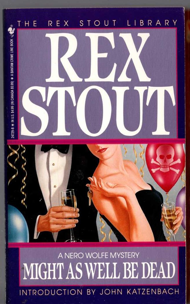 Rex Stout  MIGHT AS WELL BE DEAD front book cover image
