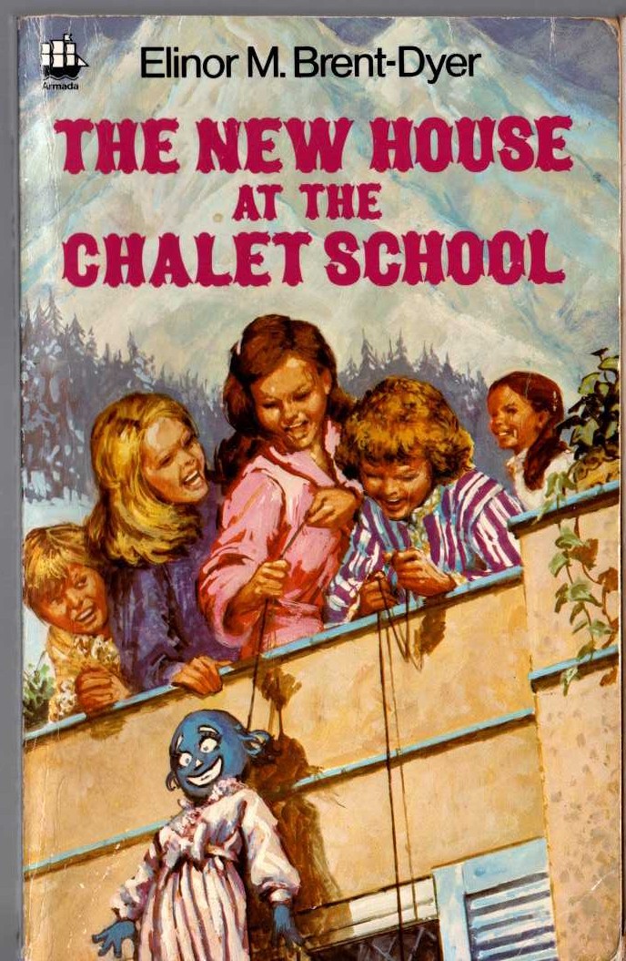 Elinor M. Brent-Dyer  THE NEW HOUSE AT THE CHALET SCHOOL front book cover image