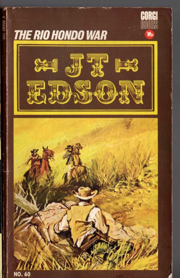 J.T. Edson  THE RIO HONDO WAR front book cover image