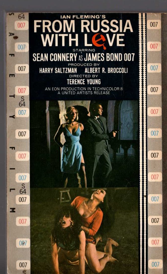 Ian Fleming  FROM RUSSIA WITH LOVE (Film tie-in) magnified rear book cover image