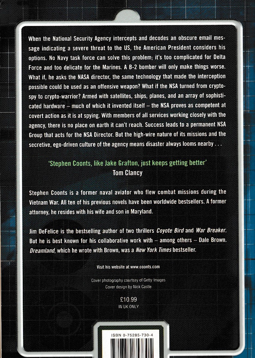 DEEP BLACK magnified rear book cover image