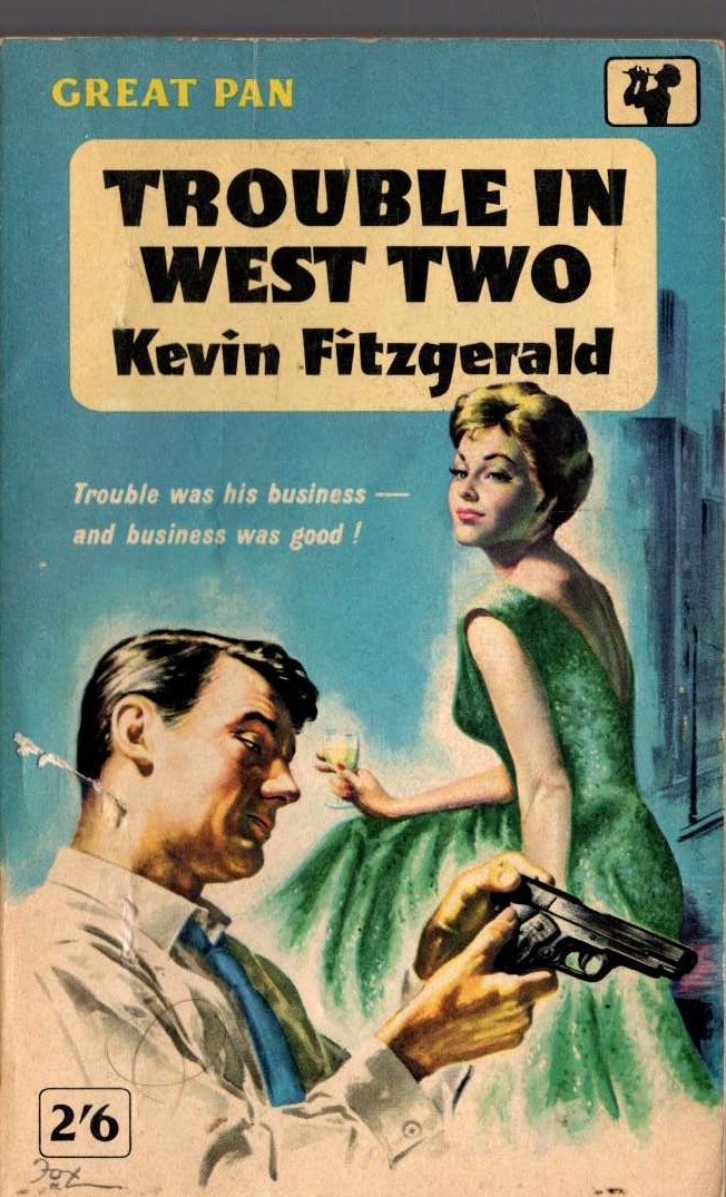 Kevin Fitzgerald  TROUBLE IN WEST TWO front book cover image