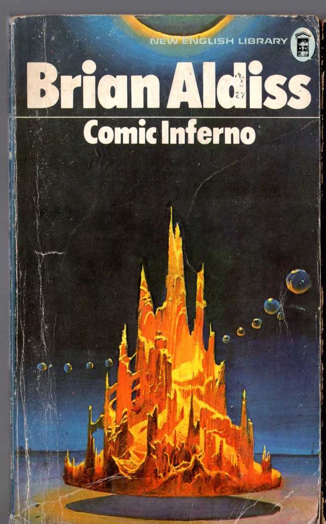 Brian Aldiss  COMIC INFERNO front book cover image