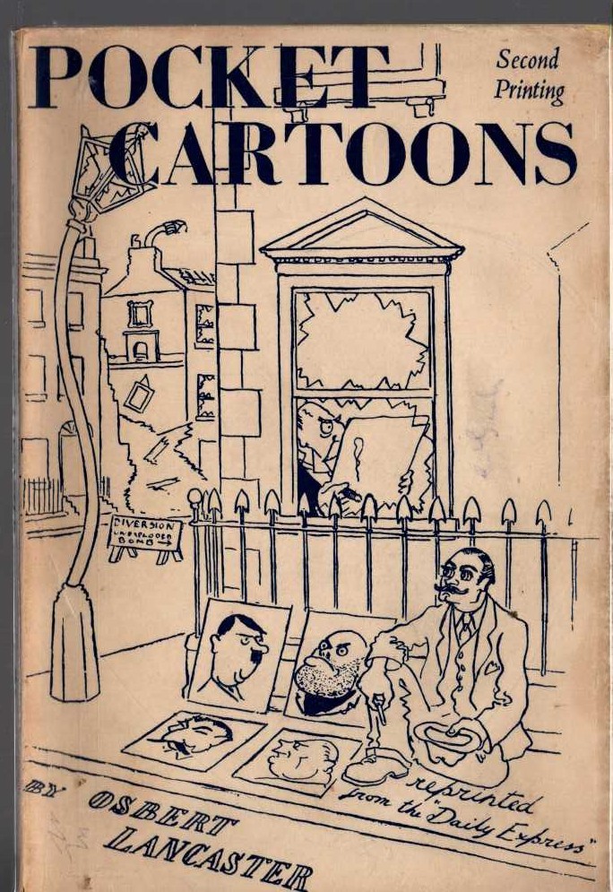 Osbert Lancaster  POCKET CARTOONS front book cover image