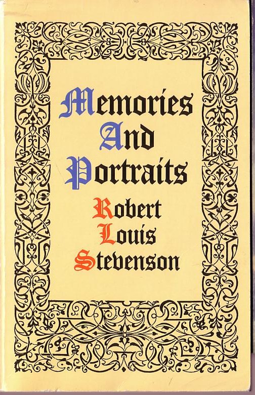 Robert Louis Stevenson  MEMORIES AND PORTRAITS front book cover image