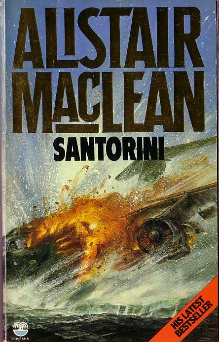 Alistair MacLean  SANTORINI front book cover image