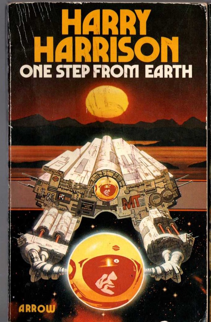 Harry Harrison  ONE STEP FROM EARTH front book cover image