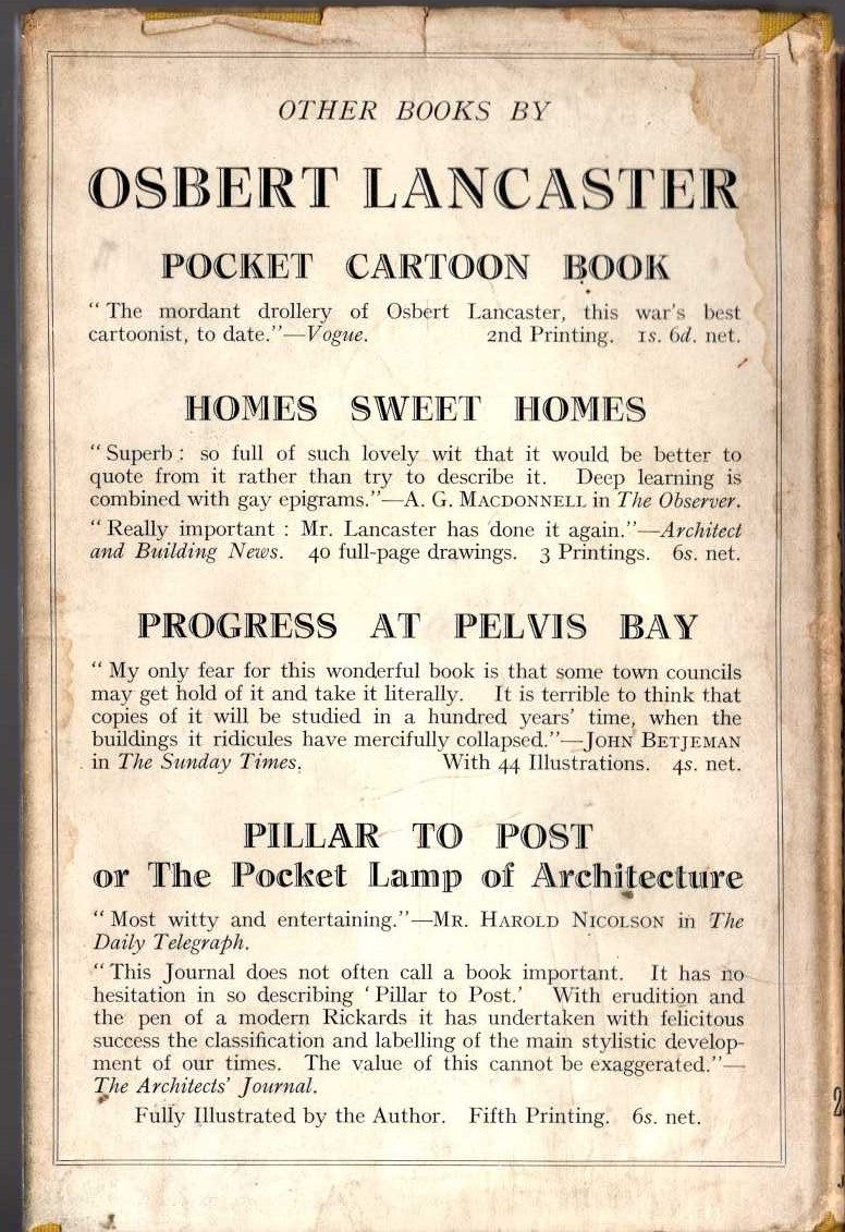 NEW POCKET CARTOONS magnified rear book cover image