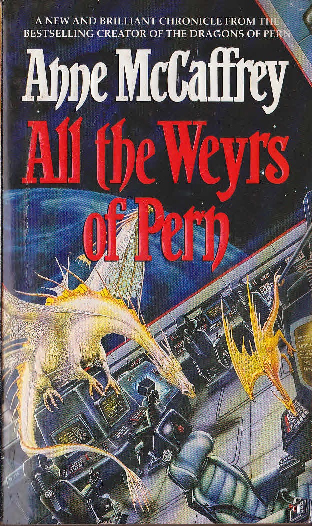 Anne McCaffrey  ALL THE WEYRS OF PERN front book cover image