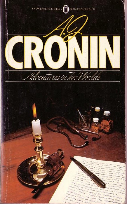 A.J. Cronin  ADVENTURES IN TWO WORLDS front book cover image