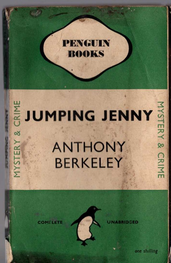 Anthony Berkeley  JUMPING JENNY front book cover image