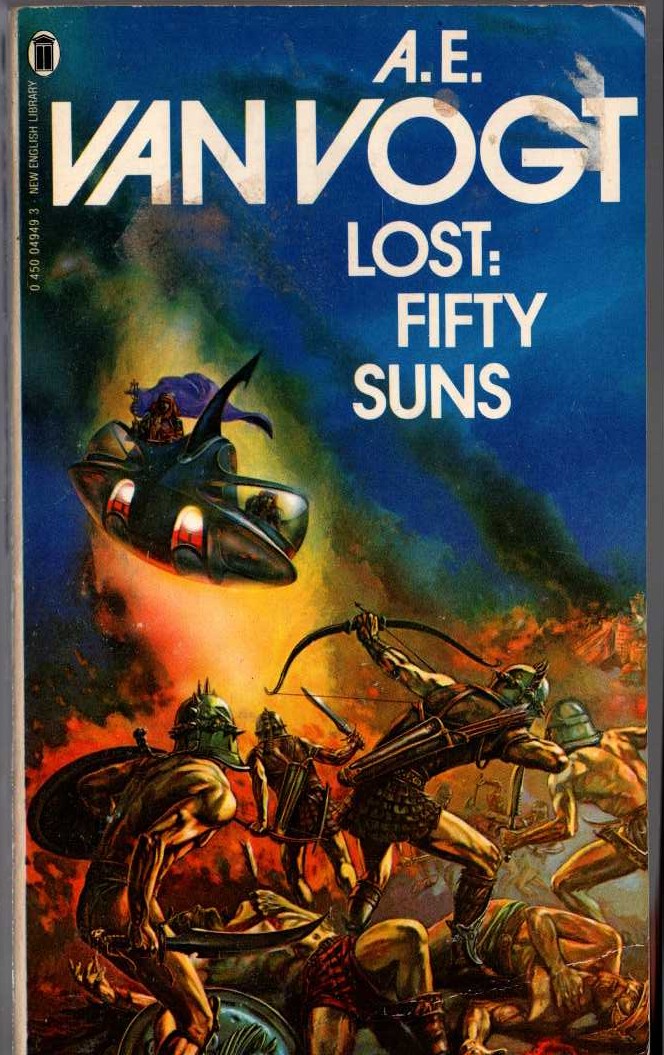 A.E. van Vogt  LOST: FIFTY SUNS front book cover image