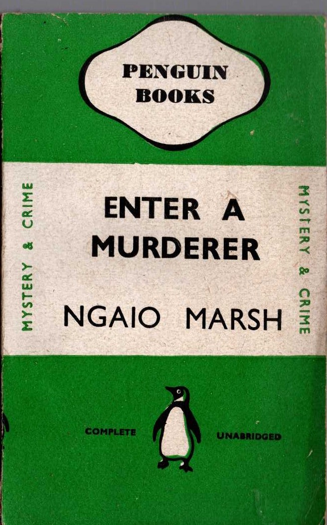 Ngaio Marsh  ENTER A MURDERER front book cover image