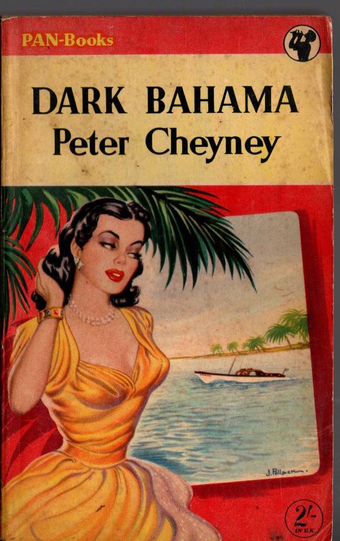 Peter Cheyney  DARK BAHAMA front book cover image