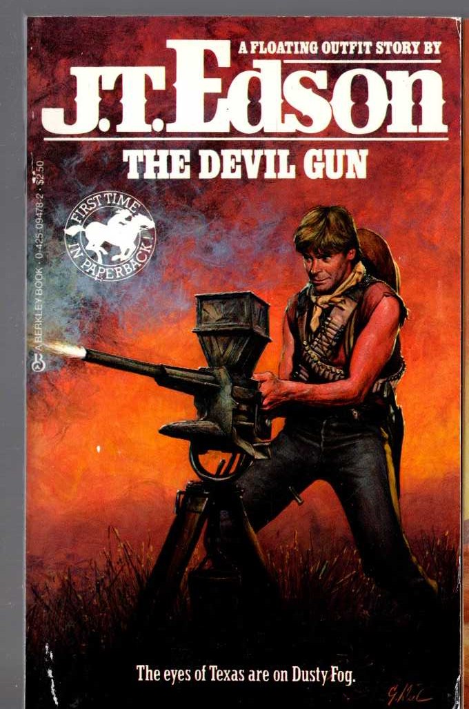 J.T. Edson  THE DEVIL GUN front book cover image