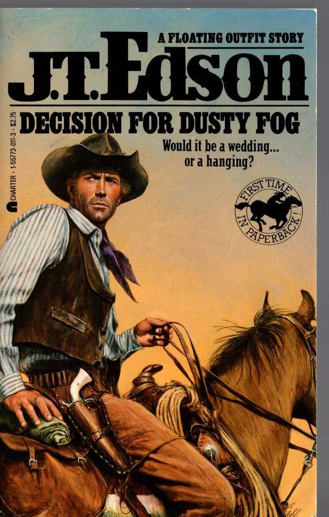 J.T. Edson  DECISION FOR DUSTY FOG front book cover image