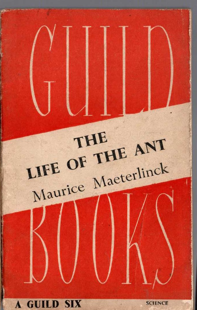 Maurice Maeterlinck  THE LIFE OF THE ANT front book cover image