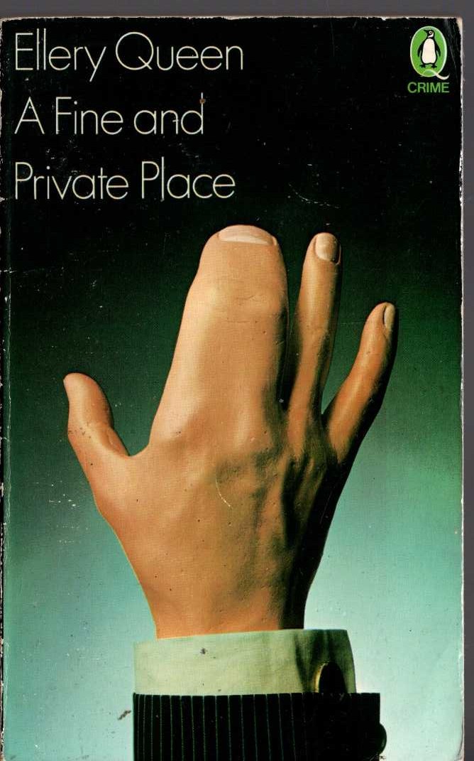 Ellery Queen  A FINE AND PRIVATE PLACE front book cover image