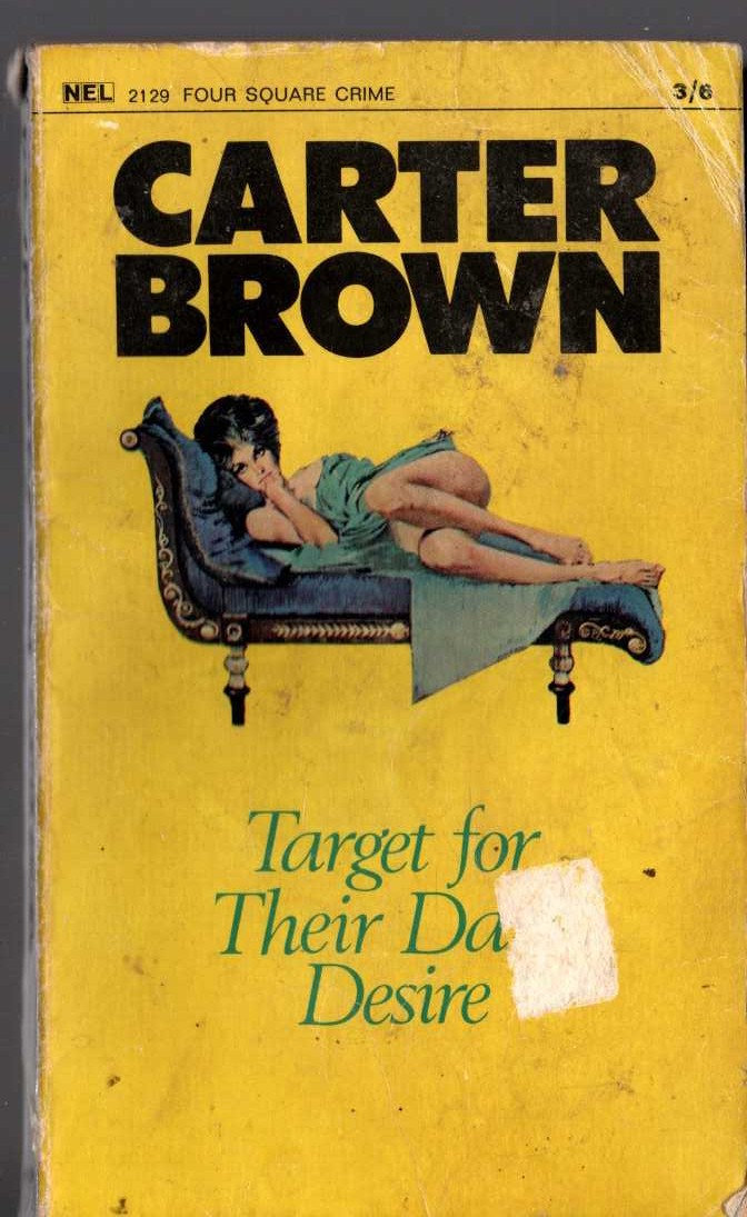 Carter Brown  TARGET FOR THEIR DARK DESIRE front book cover image