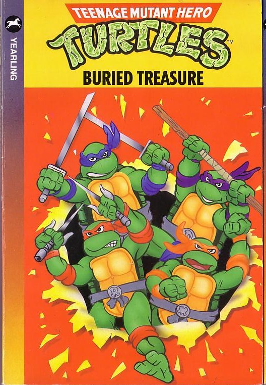 Dave Morris  TEENAGE MUTANT HERO TURTLES: BURIED TREASURE front book cover image