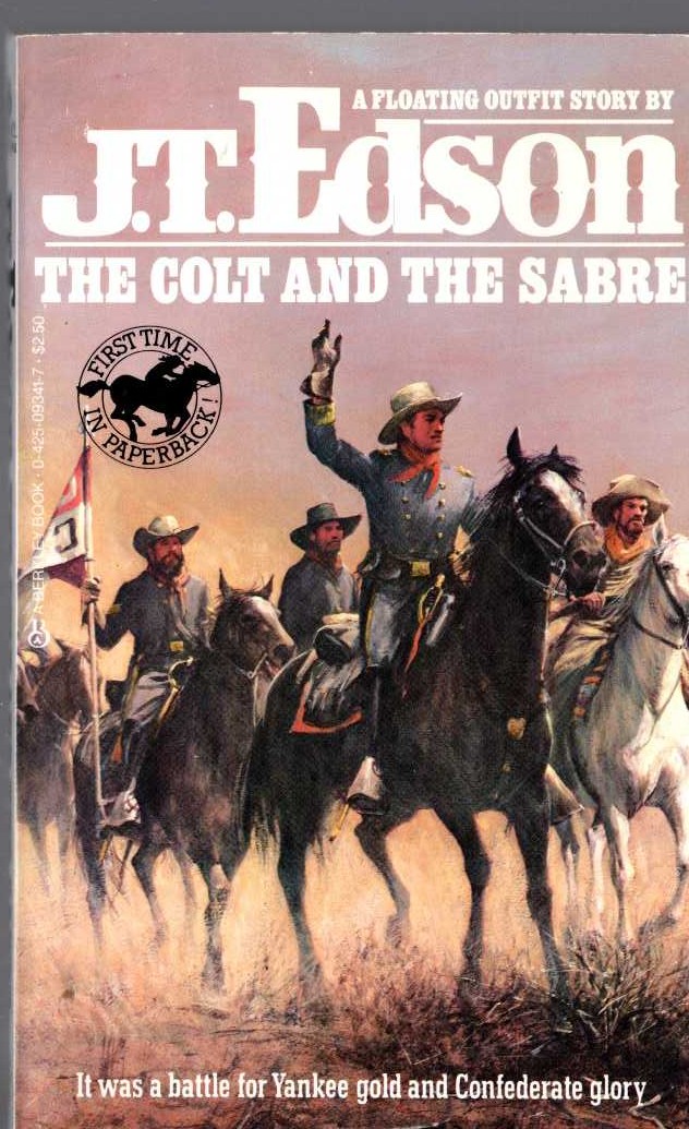 J.T. Edson  THE COLT AND THE SABRE front book cover image