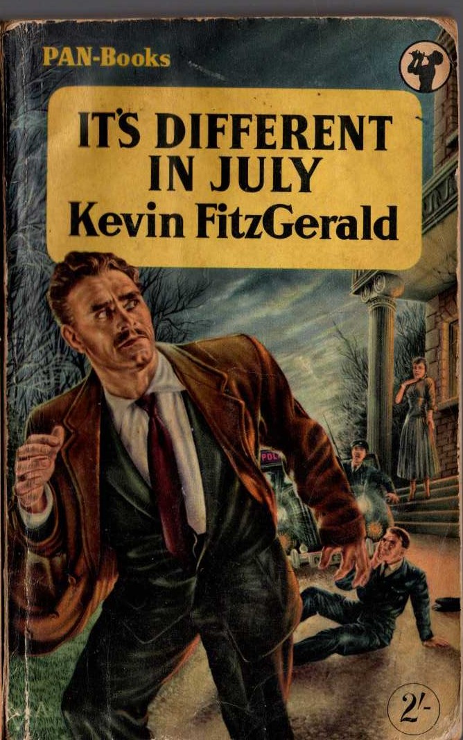 Kevin FitzGerald  IT'S DIFFERENT IN JULY front book cover image