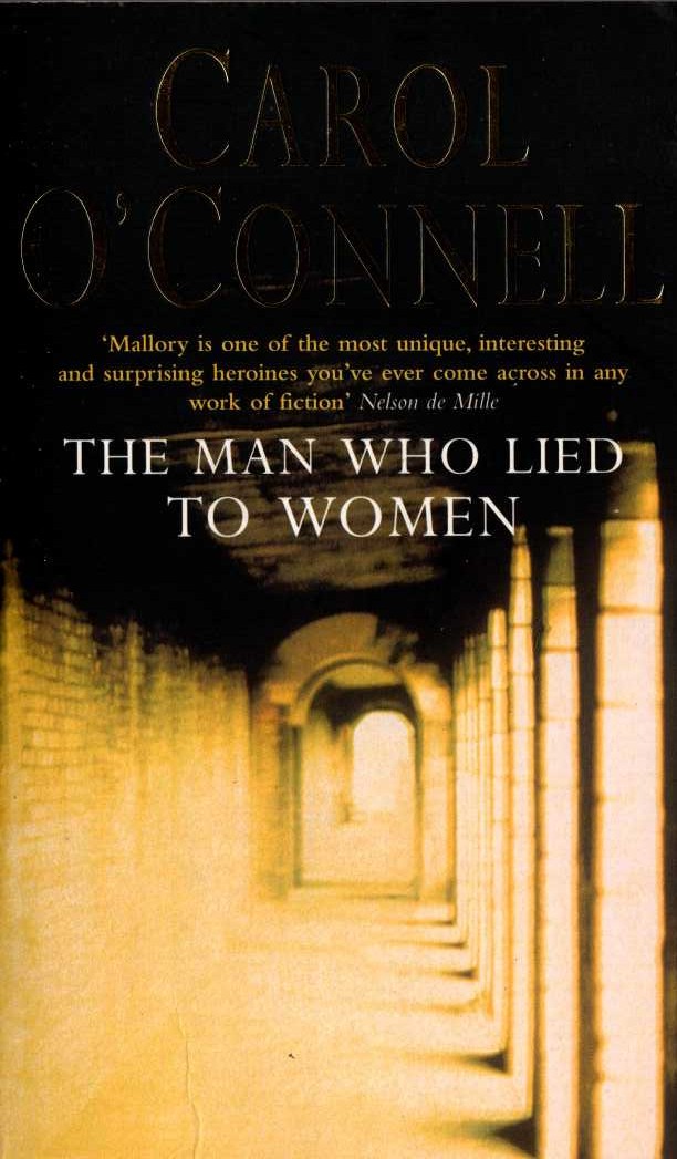 Carol O'Connell  THE MAN WHO LIED TO WOMEN front book cover image