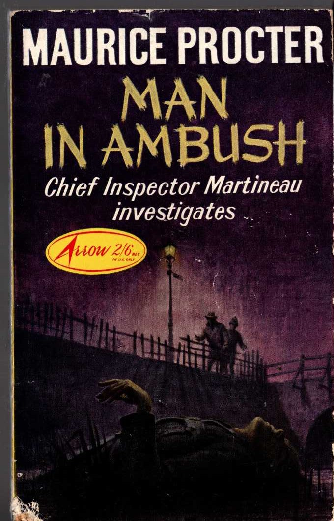 Maurice Procter  MAN IN AMBUSH front book cover image
