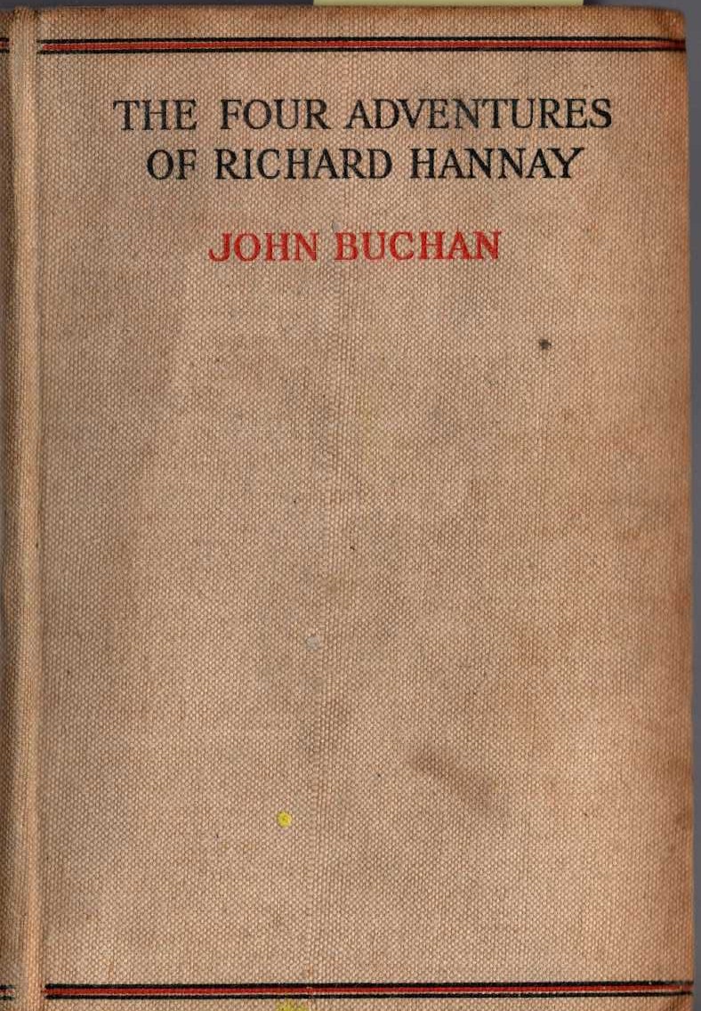 THE FOUR ADVENTURES OF RICHARD HANNAY front book cover image
