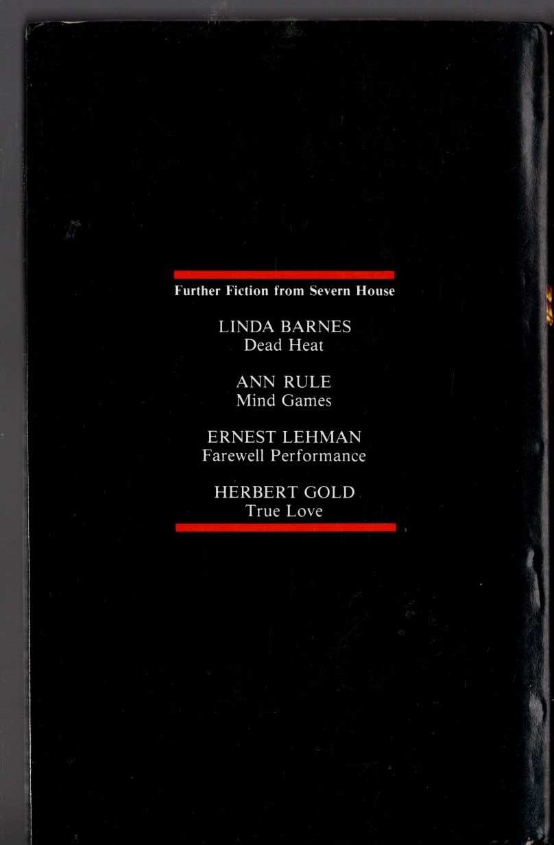 A SECRET RAGE magnified rear book cover image
