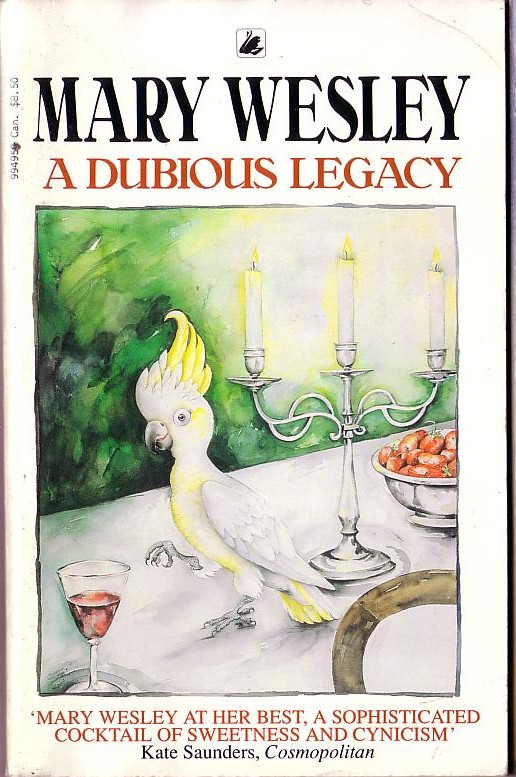 Mary Wesley  A DUBIOUS LEGACY front book cover image