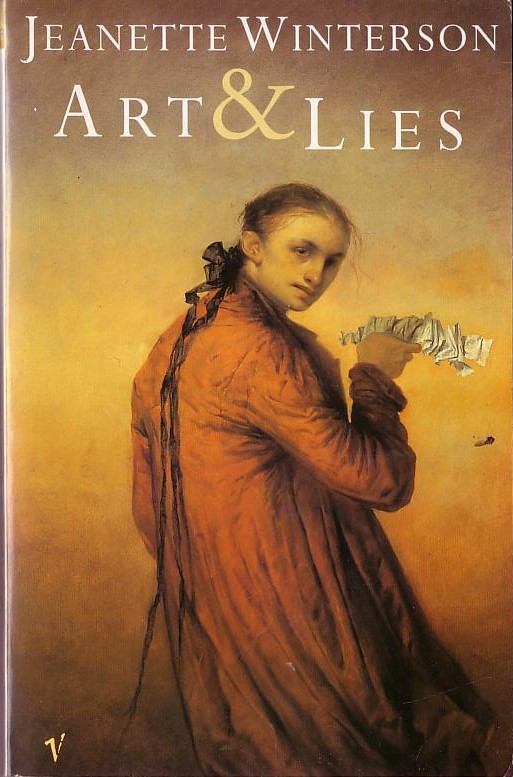 Jeanette Winterson  ART & LIES front book cover image