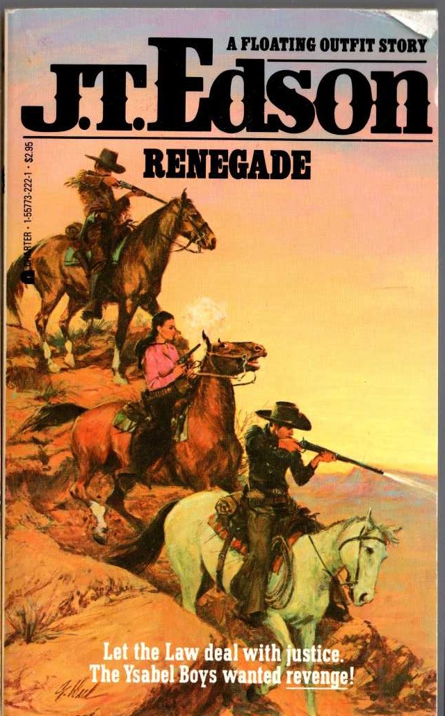 J.T. Edson  RENEGADE front book cover image