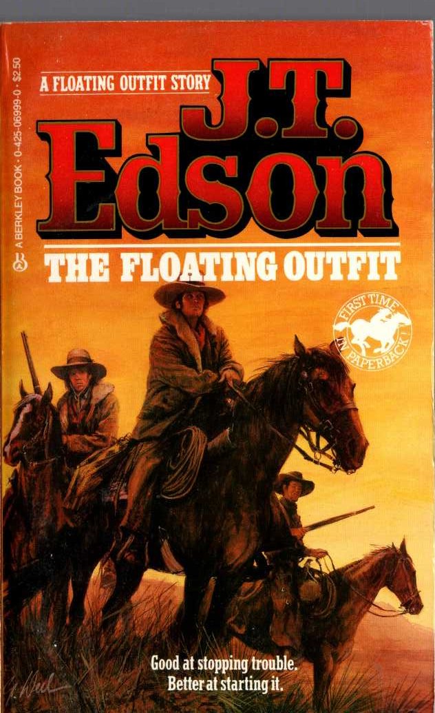 J.T. Edson  THE FLOATING OUTFIT front book cover image