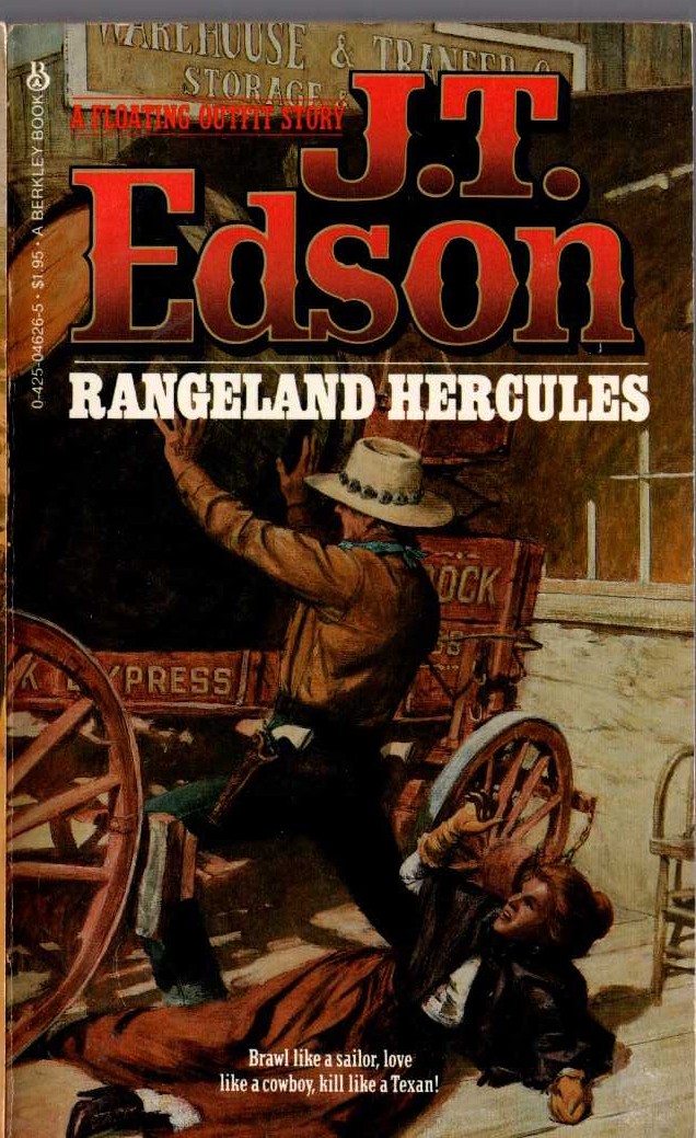 J.T. Edson  RANGELAND HERCULES front book cover image