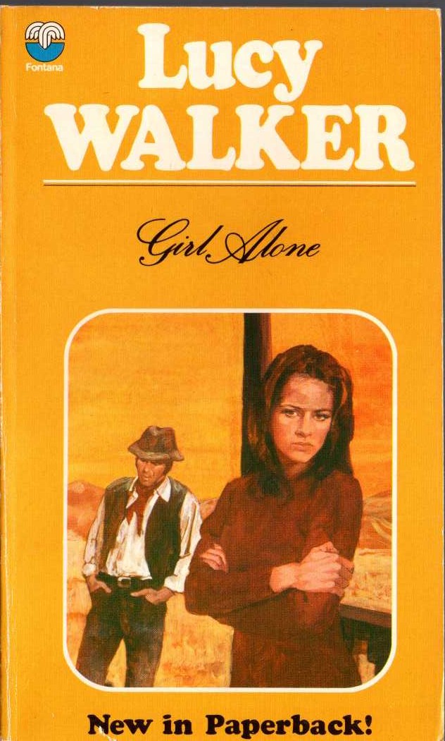 Lucy Walker  GIRL ALONE front book cover image