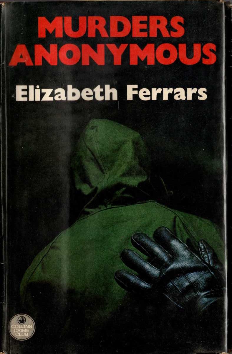 MURDERS ANONYMOUS front book cover image