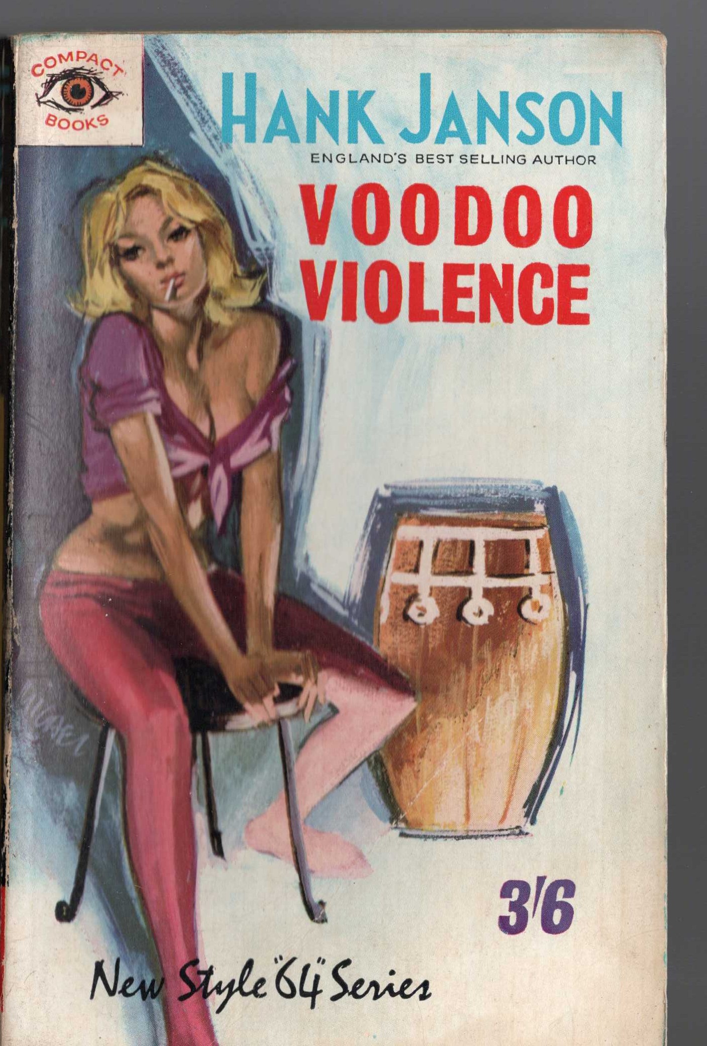 Hank Janson  VOODOO VIOLENCE front book cover image