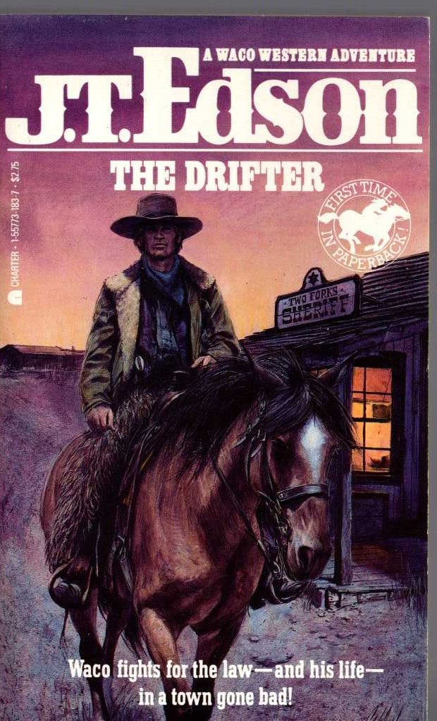 J.T. Edson  THE DRIFTER front book cover image