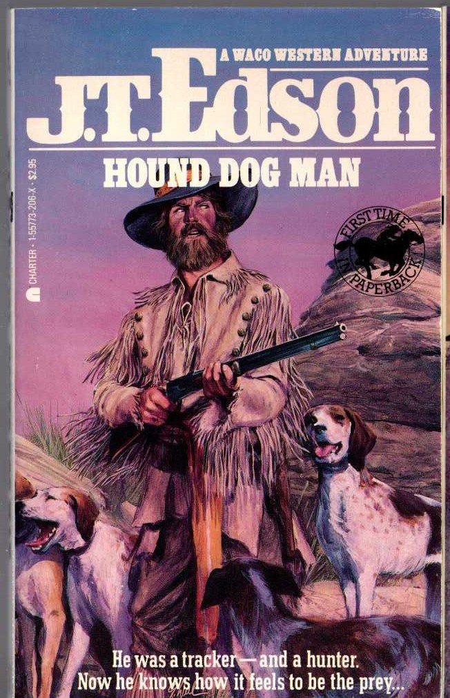 J.T. Edson  HOUND DOG MAN front book cover image
