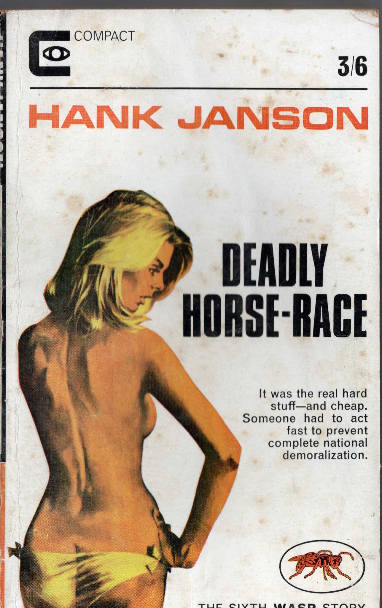 Hank Janson  DEADLY HORSE-RACE front book cover image