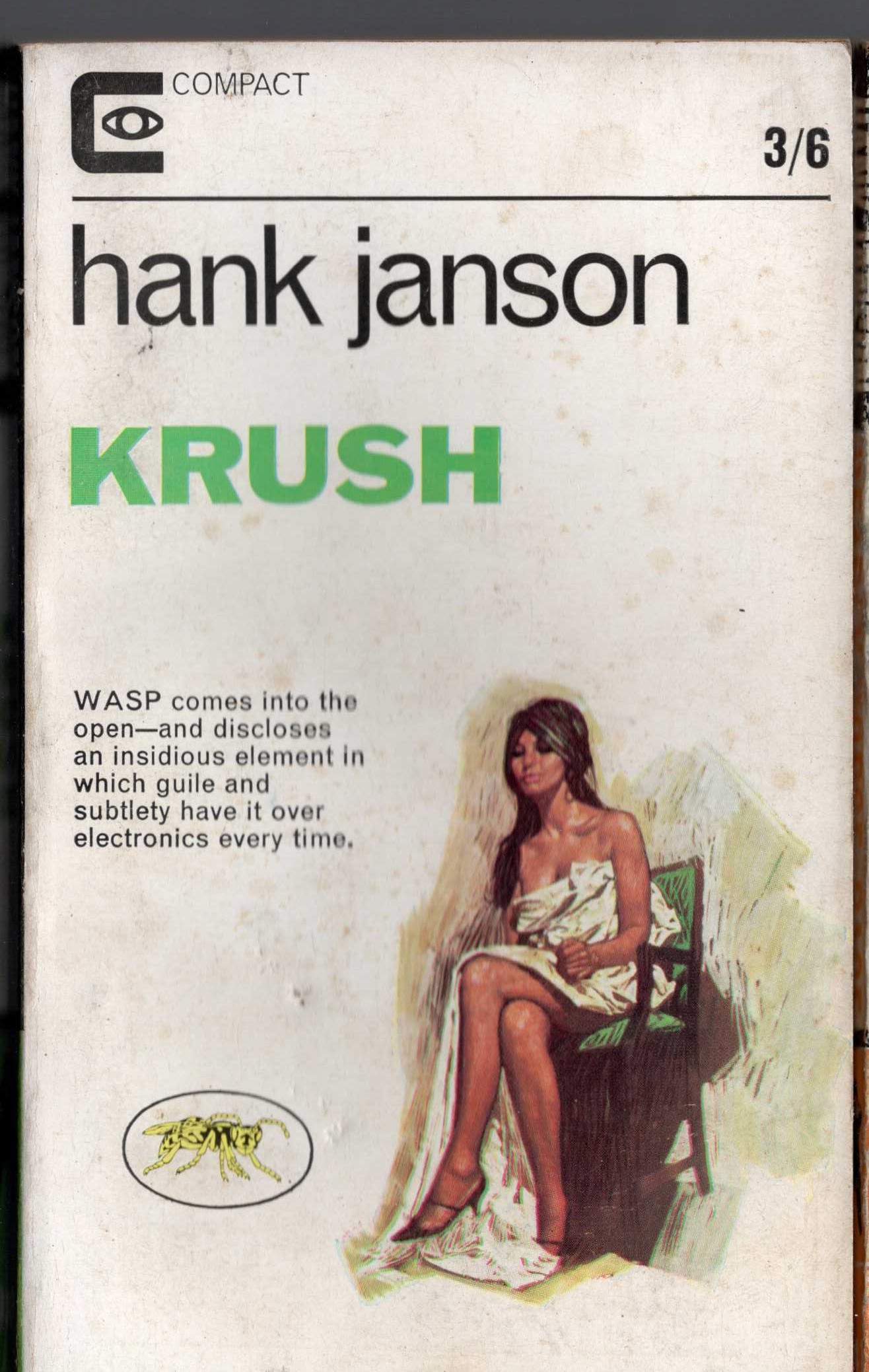 Hank Janson  KRUSH front book cover image
