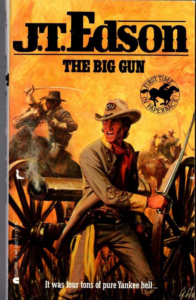 J.T. Edson  THE BIG GUN front book cover image