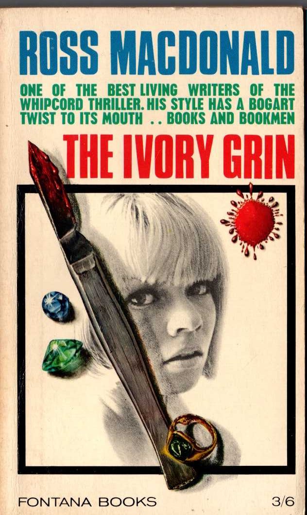 Ross Macdonald  THE IVORY GRIN front book cover image