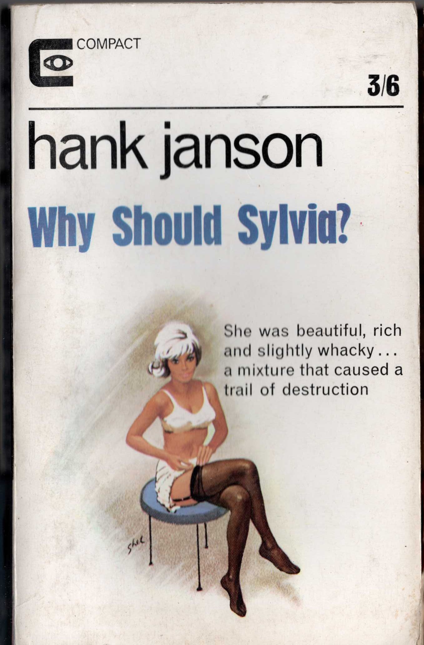 Hank Janson  WHY SHOULD SYLVIA? front book cover image