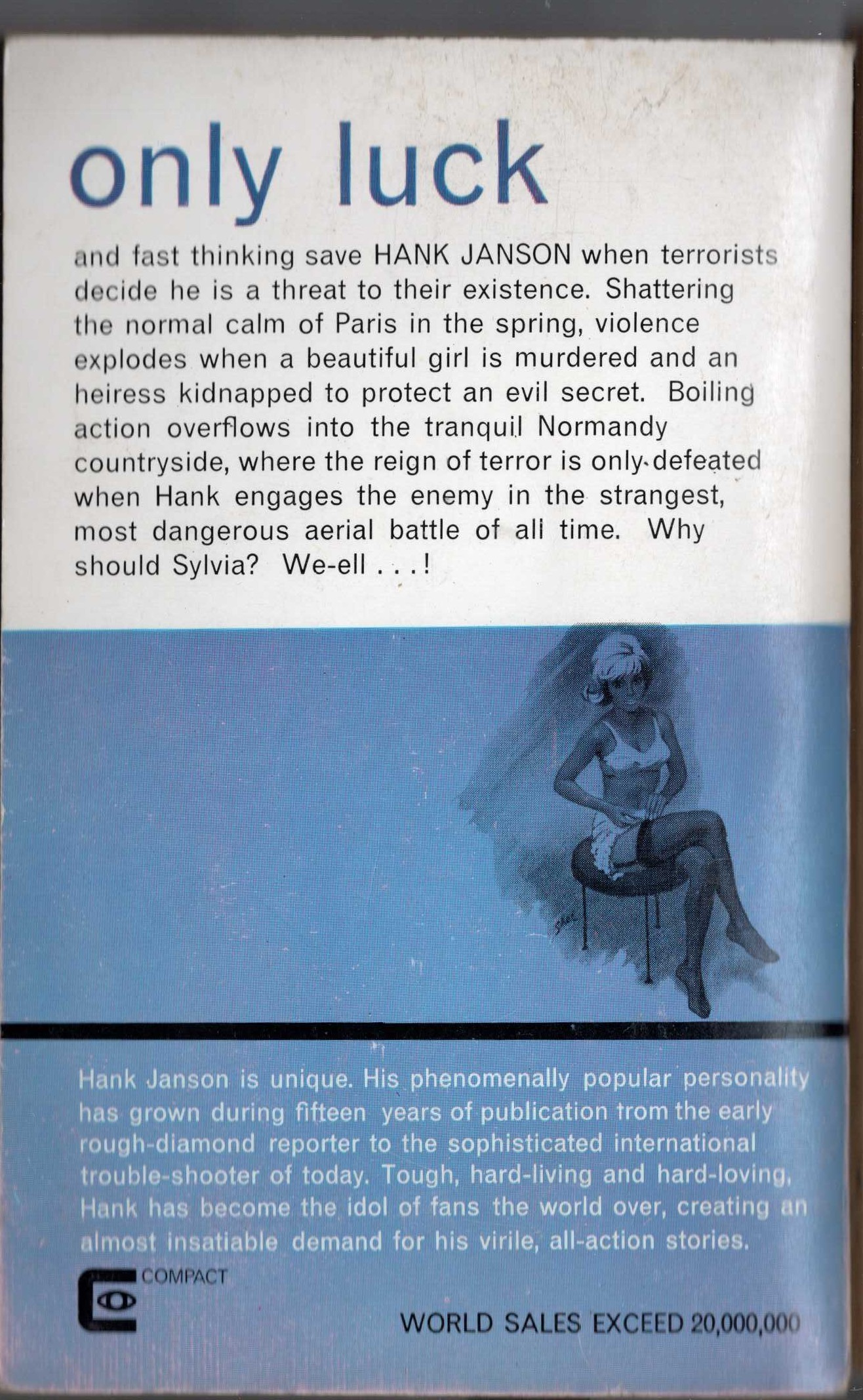 Hank Janson  WHY SHOULD SYLVIA? magnified rear book cover image